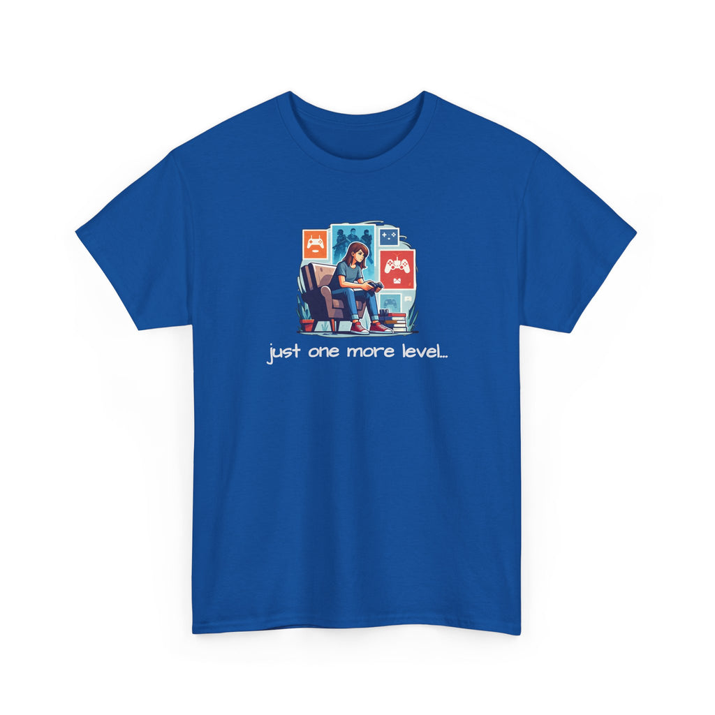 Girl Gamer Arcade T‑Shirt — "Just One More Level" Retro Video Game Tee