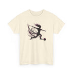 Soccer Football T-Shirt — Feminine Soccer Player Silhouette Tee