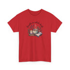 Relaxing Tea Illustration T-Shirt — "Breathe in, Exhale Doubt" Comfort Tee