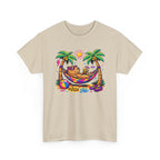 Beach Capybara Hammock T‑Shirt — Tropical Summer Vibes Graphic Tee