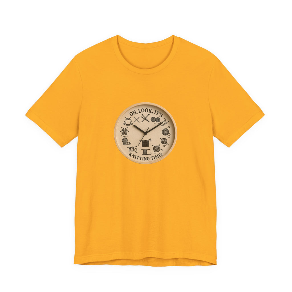 Knitting Time T-Shirt — "Oh, Look, It’s Knitting Time!" Graphic Tee