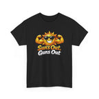 Suns Out Guns Out Funny Gym Workout T‑Shirt