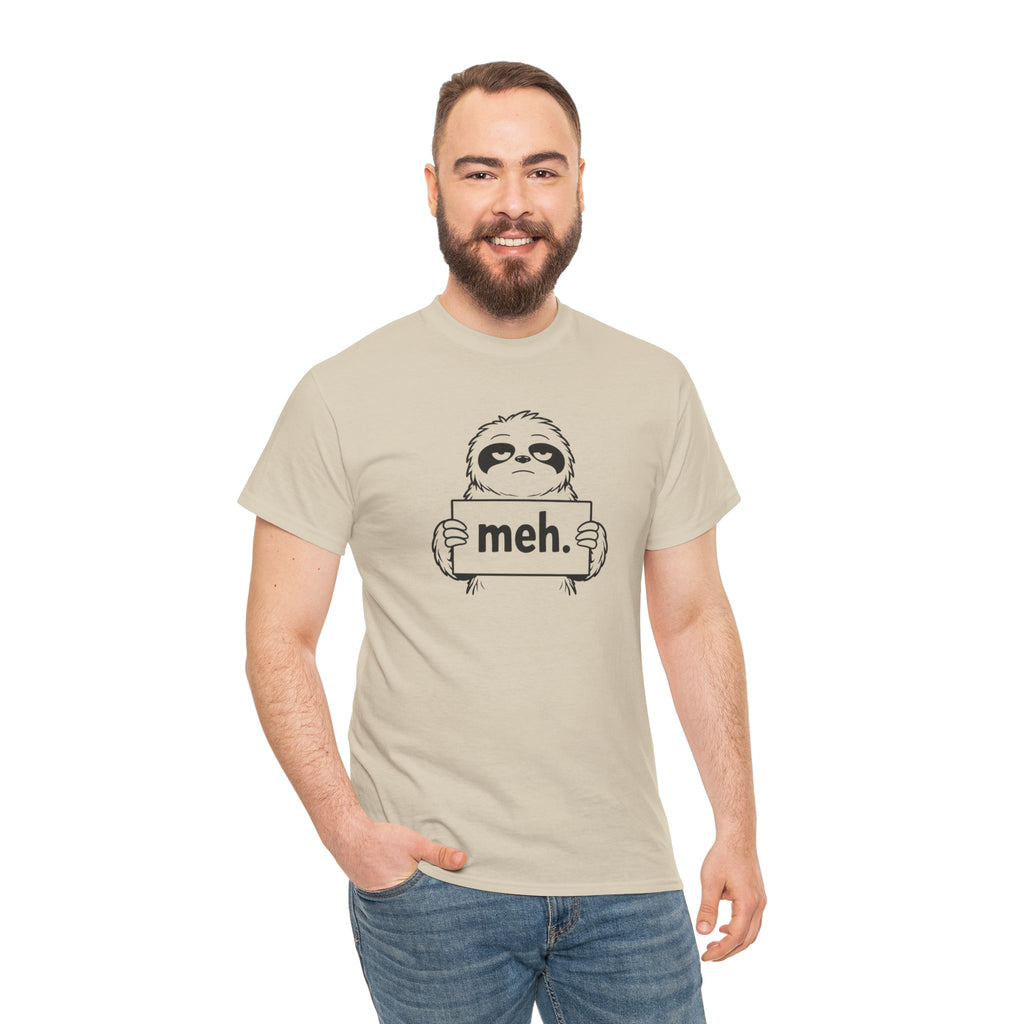 Sloth "meh." Graphic Tee - Cute Casual Funny T-Shirt