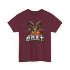 G.O.A.T. Graphic Tee — Fierce Goat Basketball Player Fan Shirt