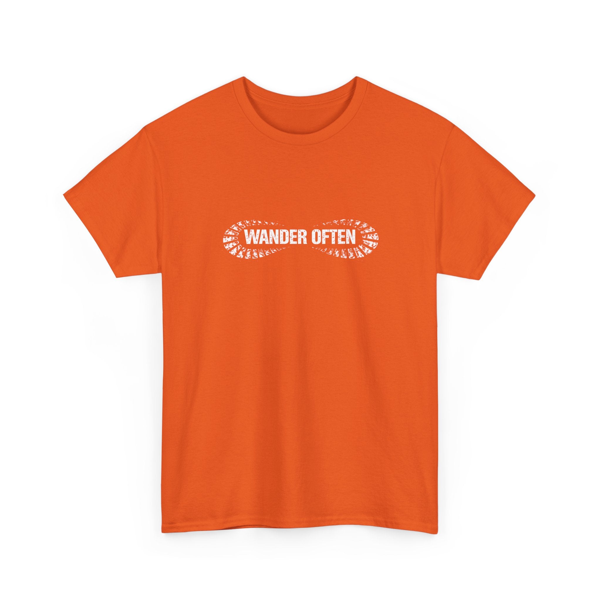 Wander Often T‑Shirt — Minimal Adventure Tee for Travelers & Hikers