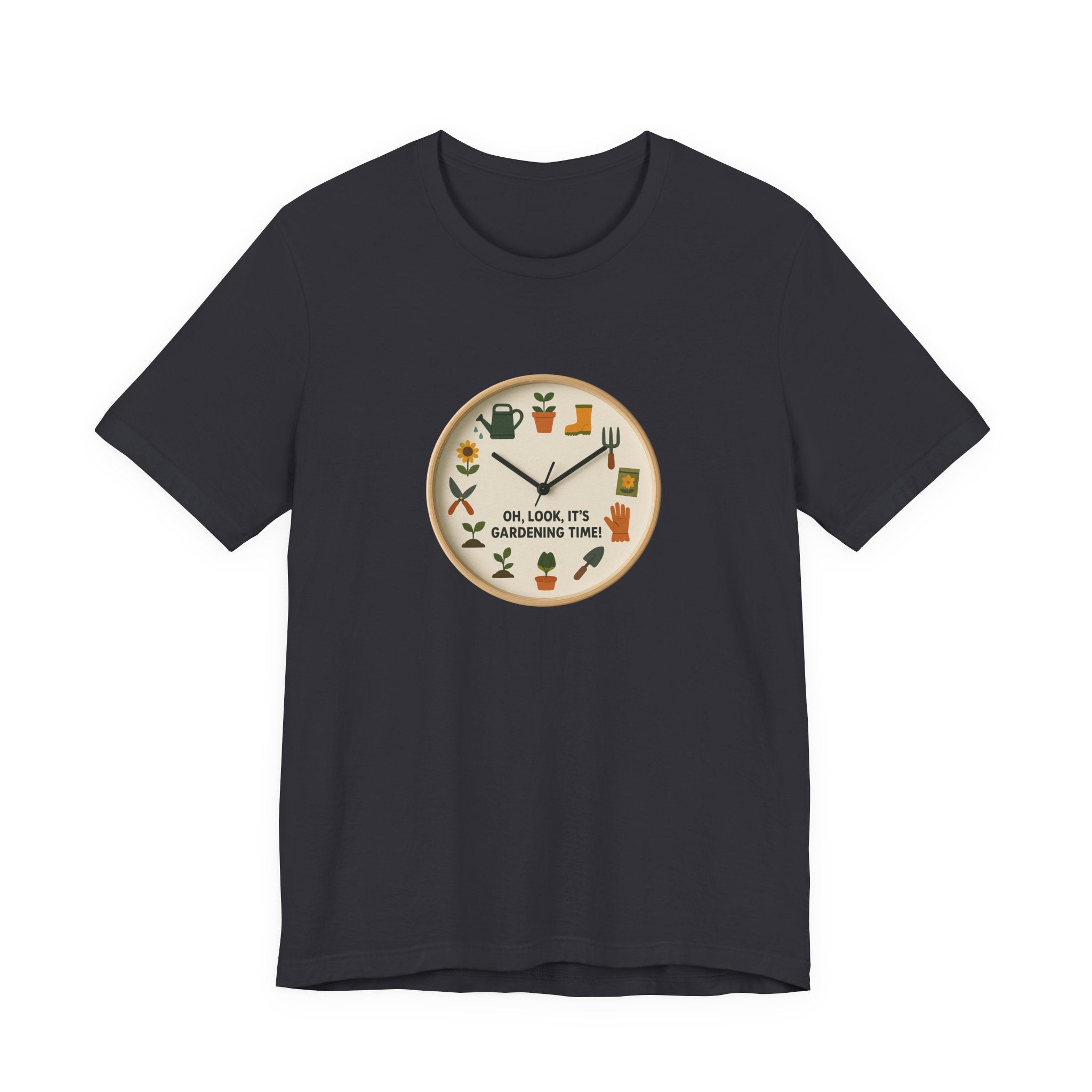 Gardening Tee — "Oh, Look, It's Gardening Time" Graphic Shirt