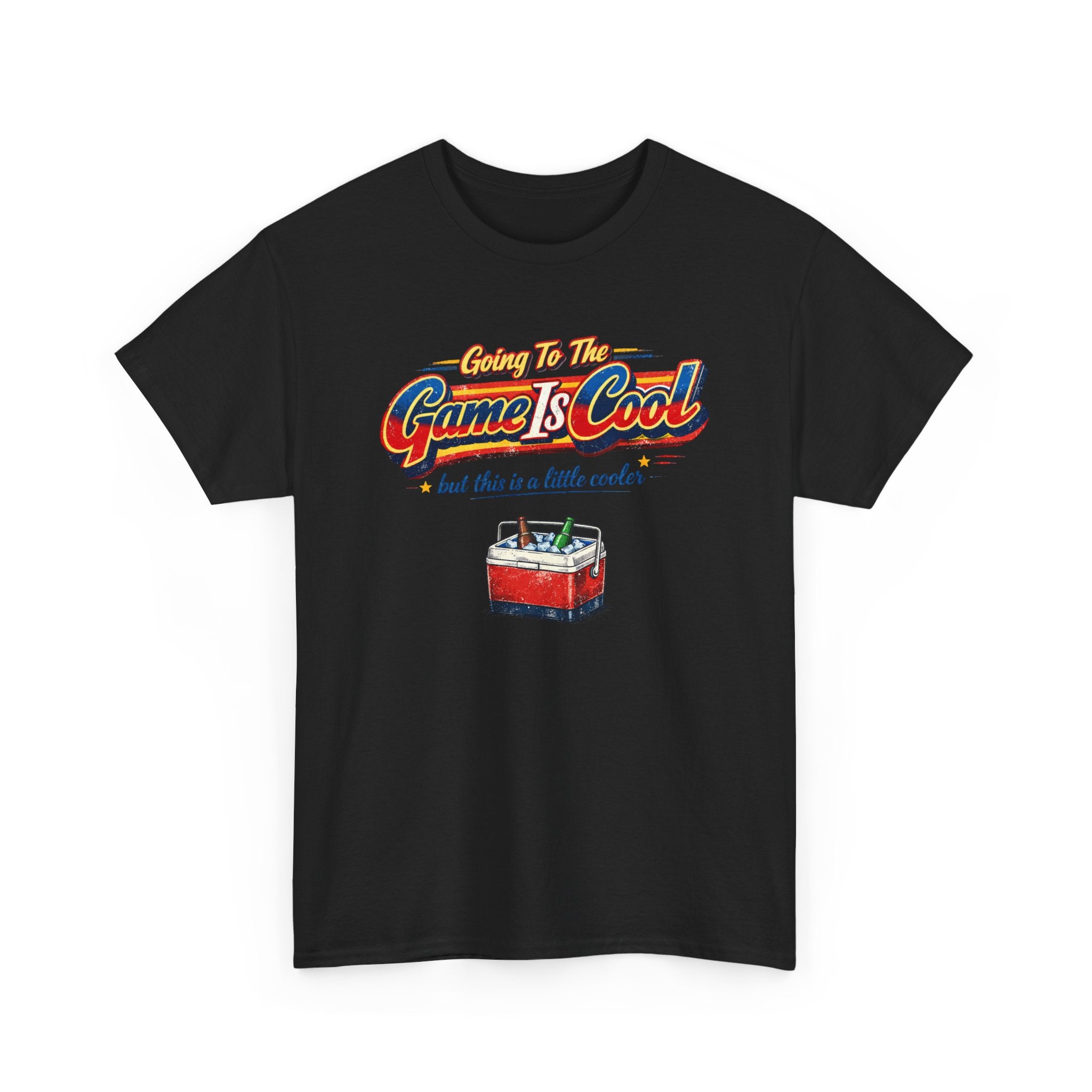 Going To The Game Is Cool But This Is A Little Cooler Funny Retro Graphic Tee