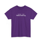 Sarcastic Humor T-Shirt — wow. so fascinating. Minimalist Text Tee
