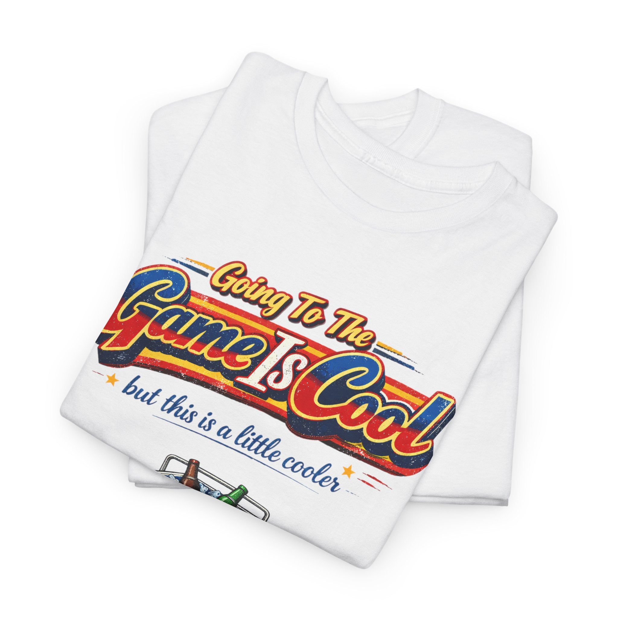 Going To The Game Is Cool But This Is A Little Cooler Funny Retro Graphic Tee