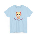Stay Pawsitive Tee — Cute Kitten Graphic T-Shirt