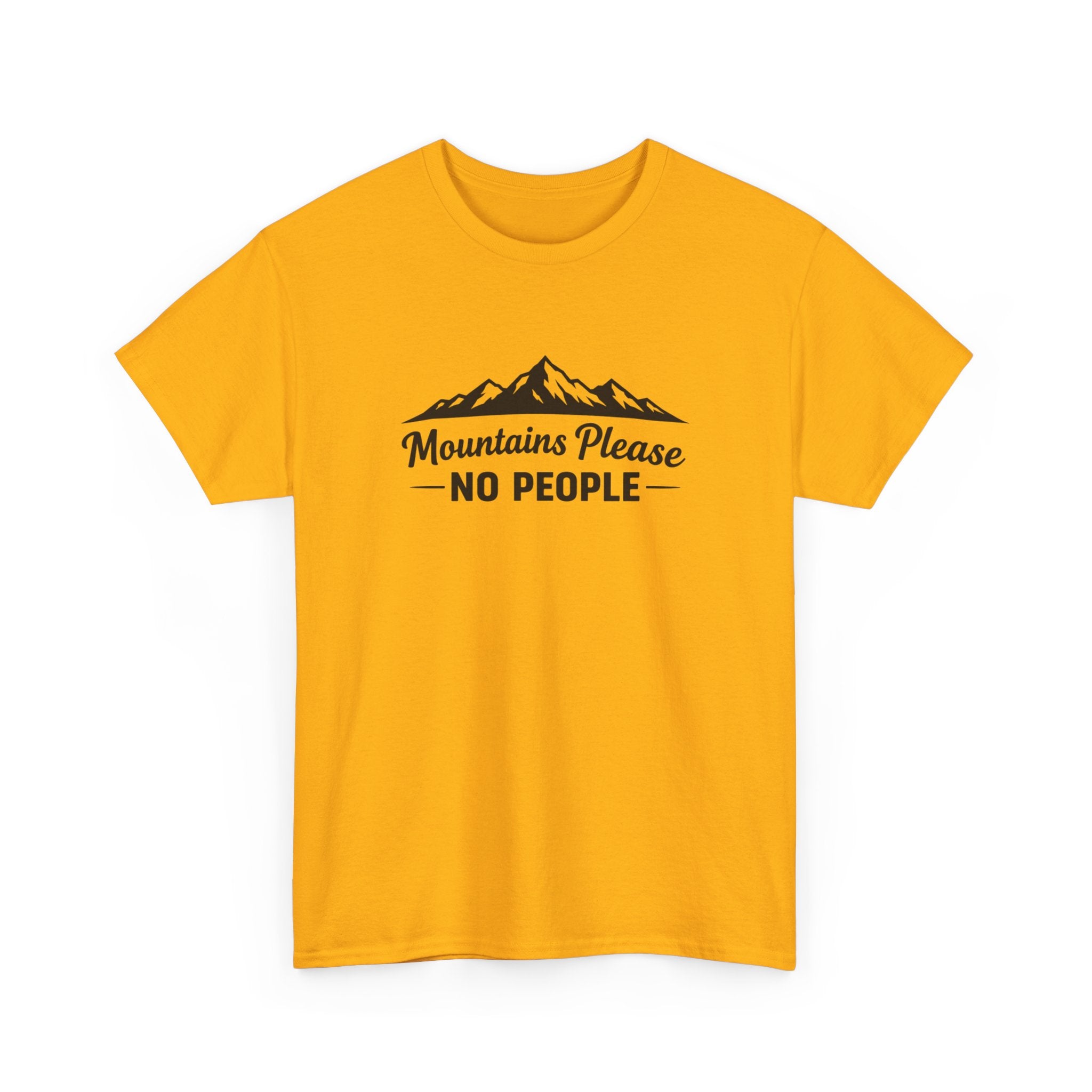 Mountains Please No People Tee