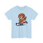 Field Hockey Lion Mascot T-Shirt — Player Cartoon Graphic Tee