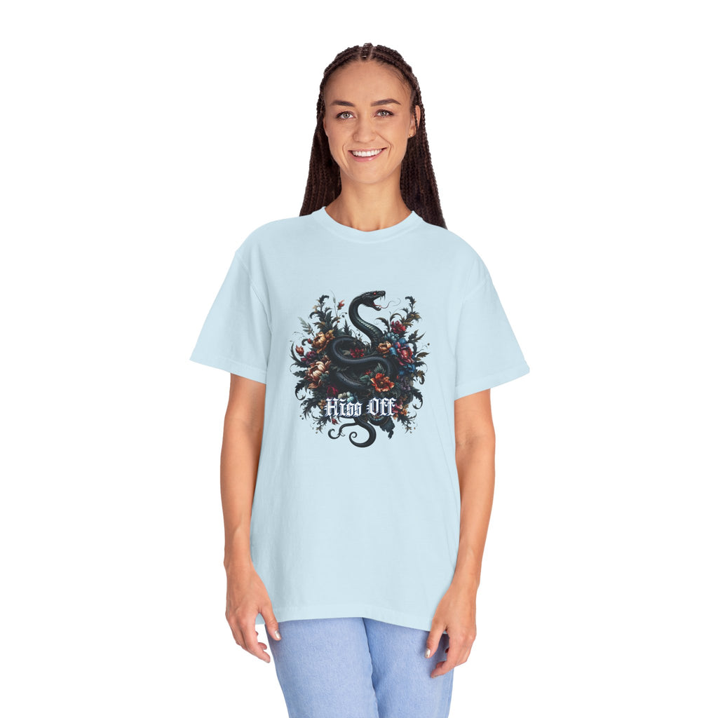 Snake Floral 'Hiss Off' T-Shirt