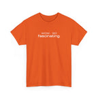 Sarcastic Humor T-Shirt — wow. so fascinating. Minimalist Text Tee