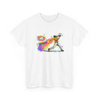 colorful graphic of a person hitting a baseball and the word 'BOOM!' on a white background.