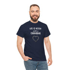 Life Is Better with a Chihuahua Heart Dog Lover Tee