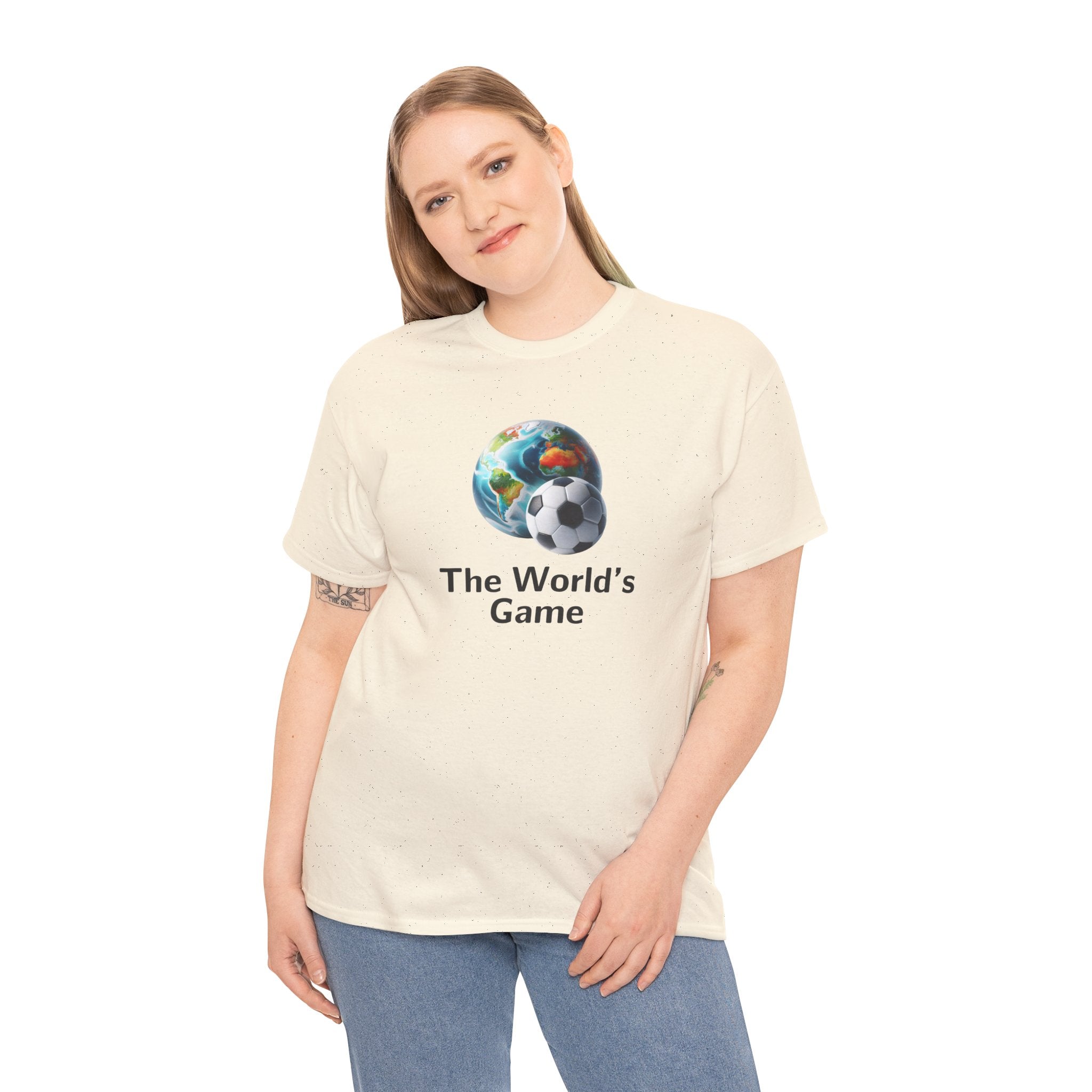Football Soccer Globe T-Shirt — “The World’s Game” Casual Tee