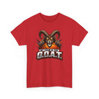 G.O.A.T. Graphic Tee — Fierce Goat Basketball Player Fan Shirt
