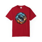 Yin Yang Koi Fish T-Shirt — Fire & Water Koi Circle Tee