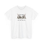 "I’m 99% Angel but ohh that 1%" - Funny Angel Wings Graphic Tee