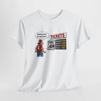 T-Shirt - Funny Sports Game Ticket Design (“Need a loan for one ticket…”)