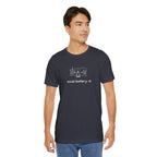 Social Battery Low T-Shirt — Minimal Nature Camping Graphic Introvert Tee