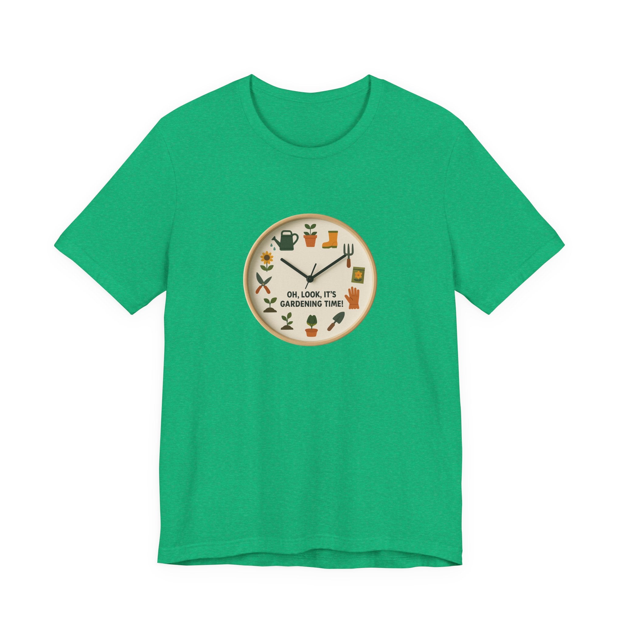 Gardening Tee — "Oh, Look, It's Gardening Time" Graphic Shirt
