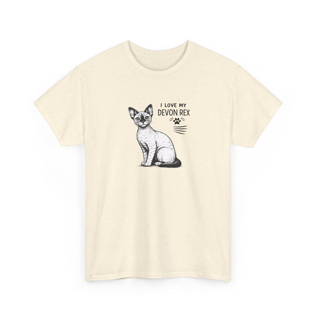 Devon Rex Cat T-Shirt — I Love My Devon Rex Graphic Tee