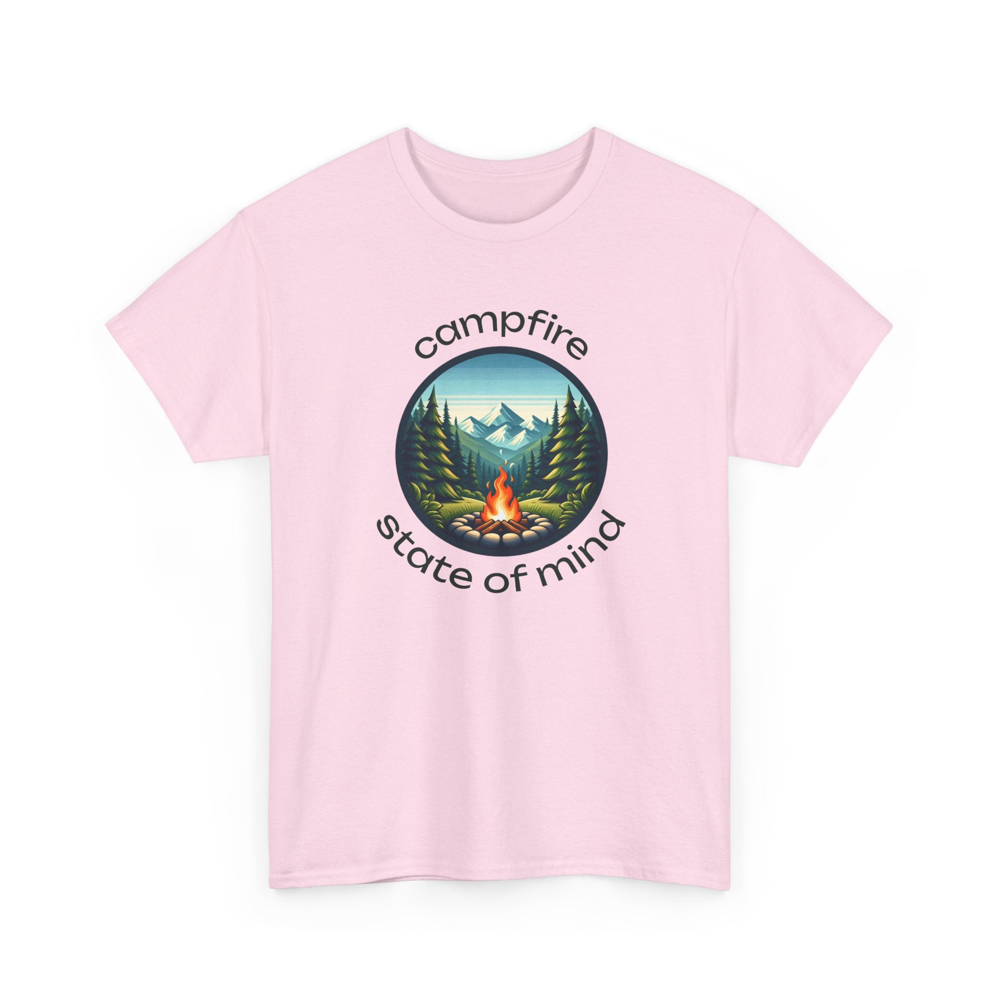 Campfire State of Mind T-Shirt — Outdoor Camping Graphic Tee