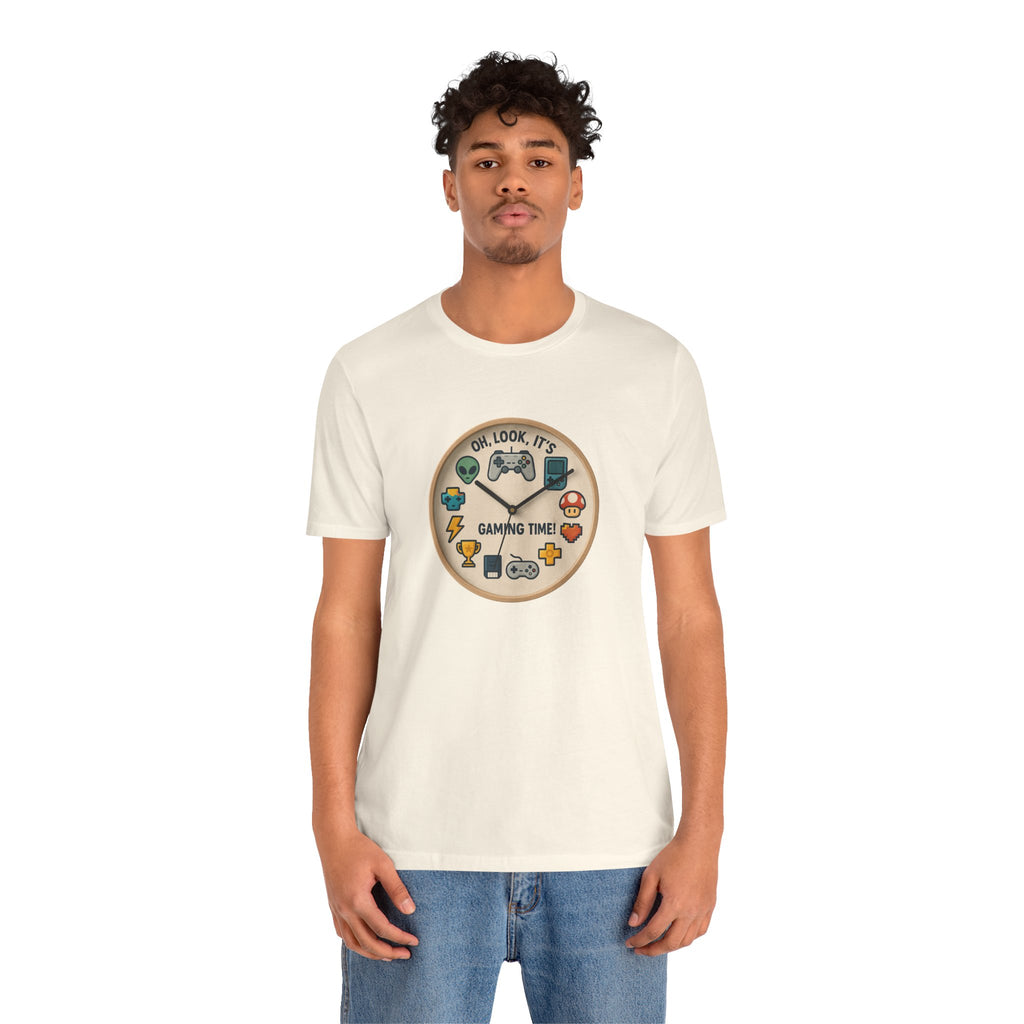 Gaming Time Graphic Tee — "Oh, Look, It's Gaming Time" Video Game Controller Shirt