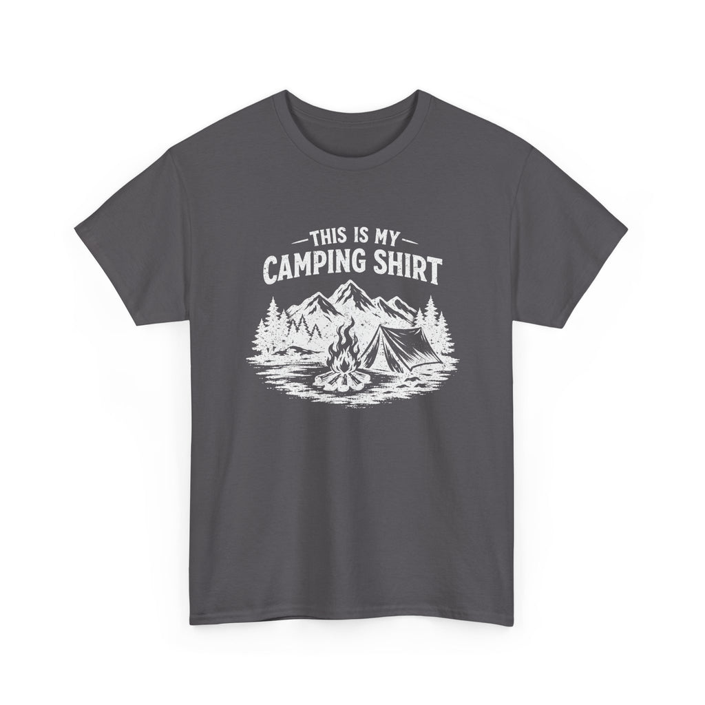 This Is My Camping Shirt - Graphic T‑Shirt for Campers & Outdoor Lovers