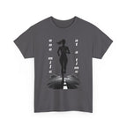 Woman Running Silhouette T‑Shirt – One Mile At A Time Graphic Tee