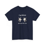 "I'm Weird. Glad You Like That." Weird Foxes T‑Shirt — Cute Retro Animal Tee