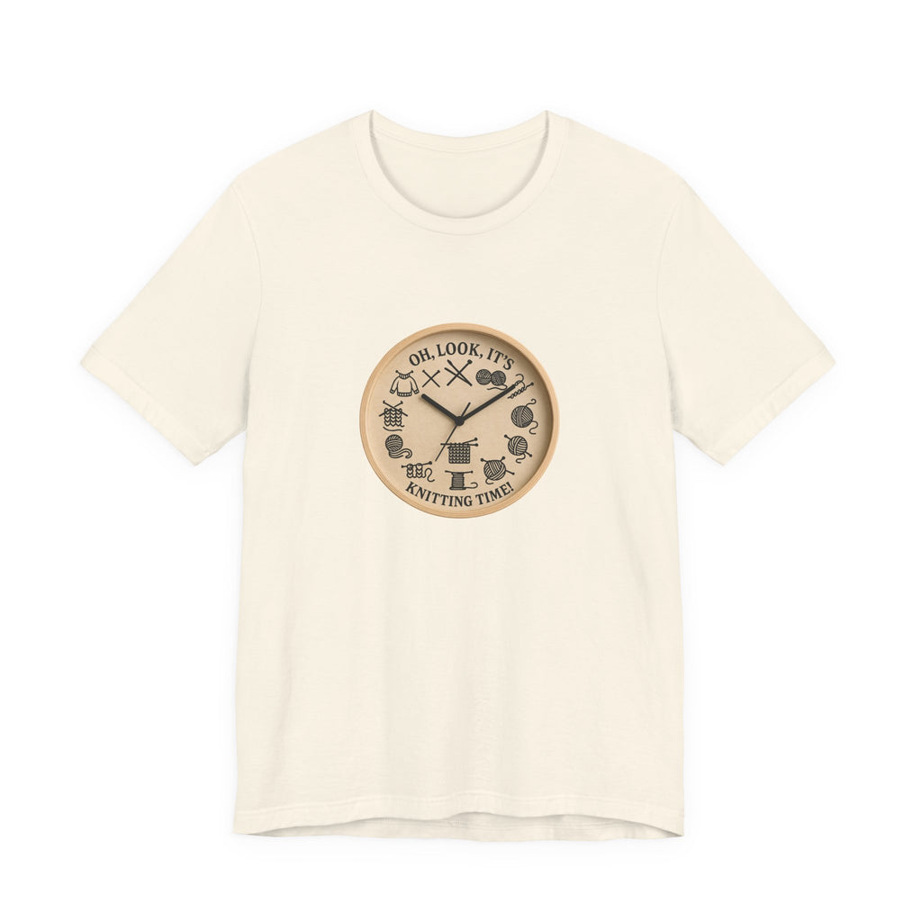 Knitting Time T-Shirt — "Oh, Look, It’s Knitting Time!" Graphic Tee