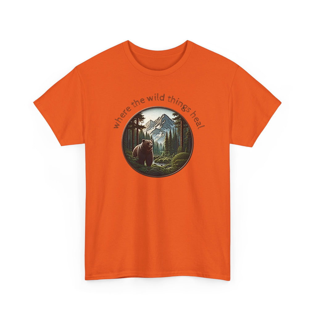Where the Wild Things Heal - Outdoor Meditation T-Shirt