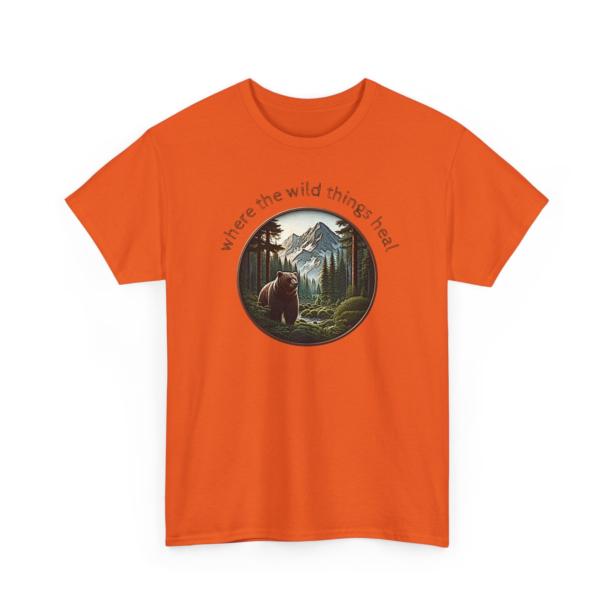 Where the Wild Things Heal - Outdoor Meditation T-Shirt