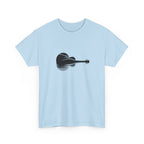 Guitar Silhouette Tee – Minimal Acoustic Music T-Shirt