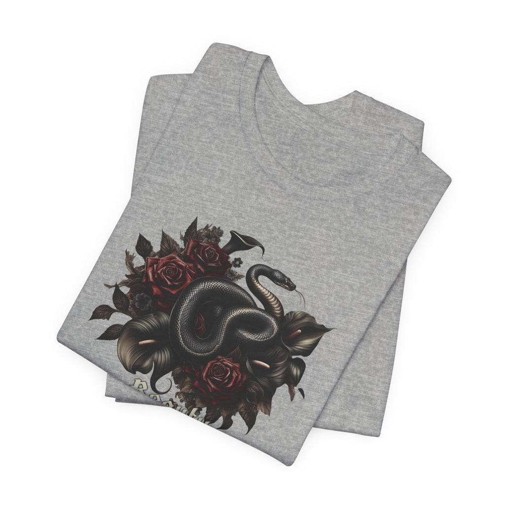 Snake Floral T-Shirt — Beauty in the Darkness Graphic Tee