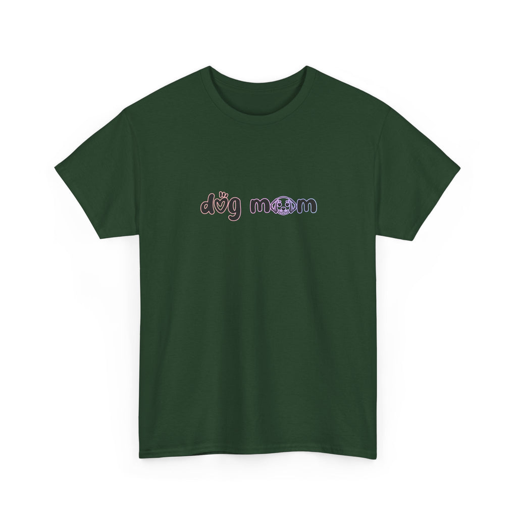 Dog Mom T‑Shirt — Cute Paw Print Graphic Tee for Pet Lovers