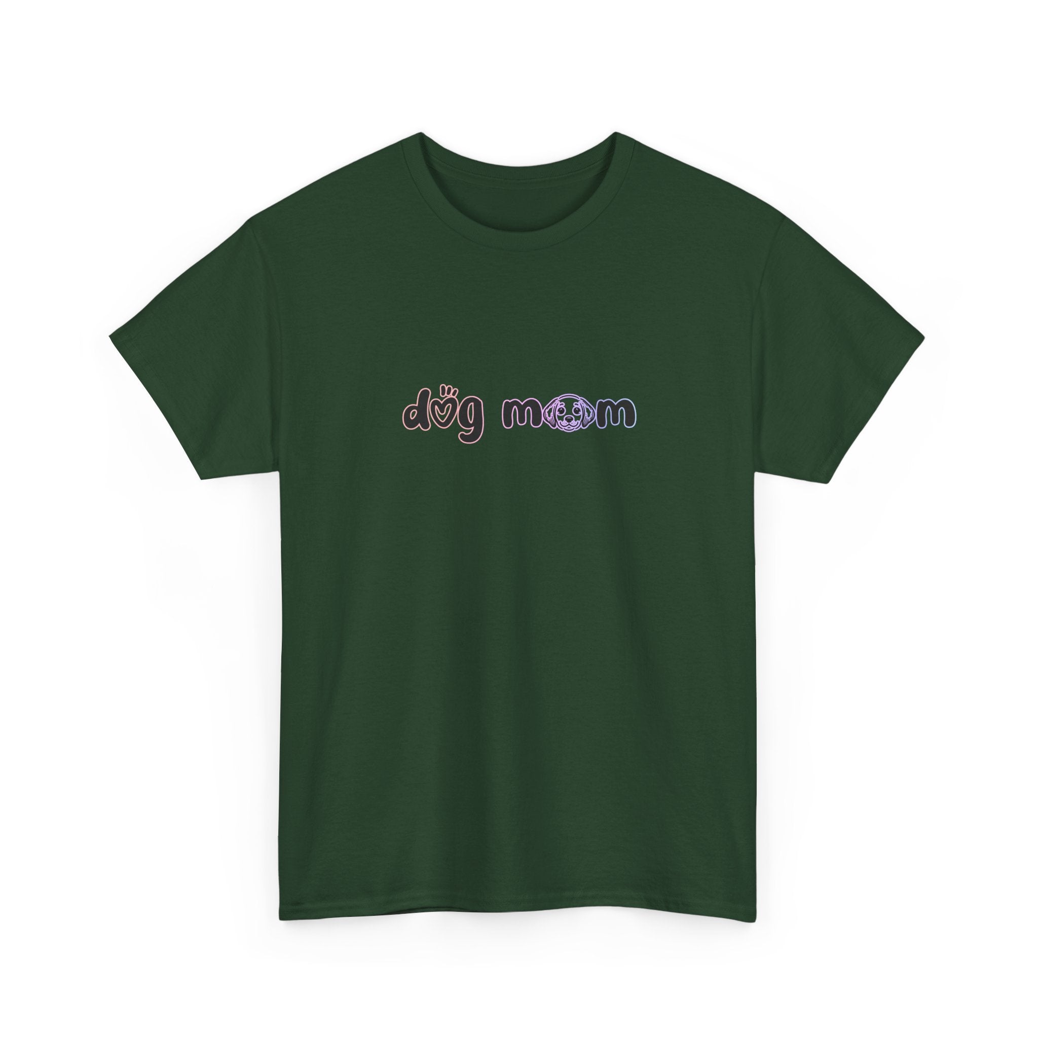 Dog Mom T‑Shirt — Cute Paw Print Graphic Tee for Pet Lovers