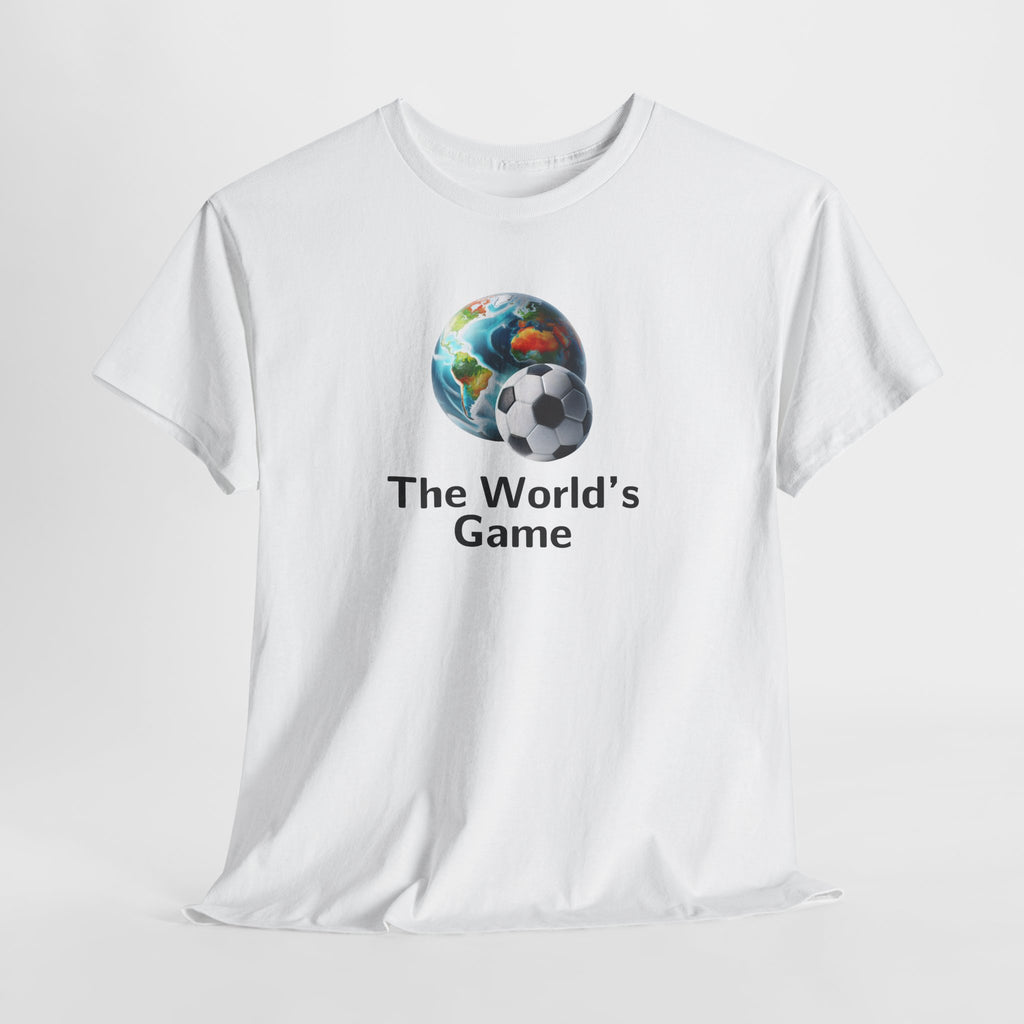 Football Soccer Globe T-Shirt — “The World’s Game” Casual Tee