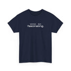 Sarcastic Humor T-Shirt — wow. so fascinating. Minimalist Text Tee