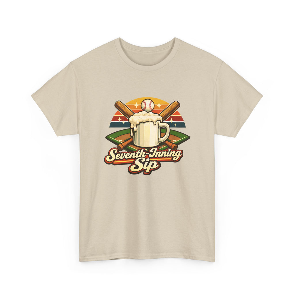 Seventh-Inning Sip Baseball Beer T-Shirt