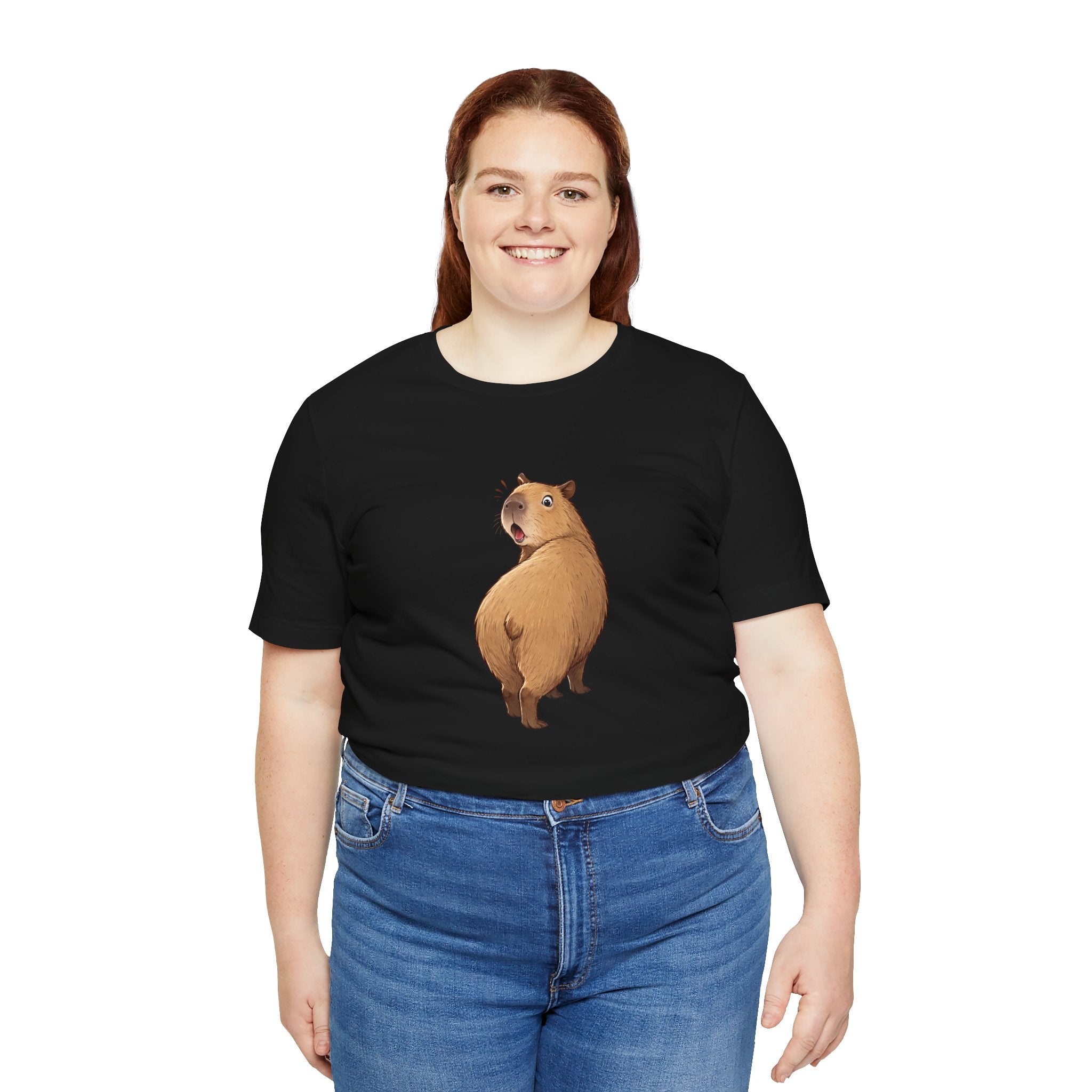Capybara Lookover T‑Shirt — Funny Woodland Animal Tee