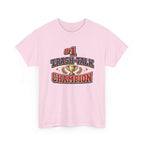 Trash Talk Champion T-Shirt — #1 Trophy Graphic Tee for Gamers & Sports Fans