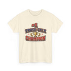 Trash Talk Champion T-Shirt — #1 Trophy Graphic Tee for Gamers & Sports Fans