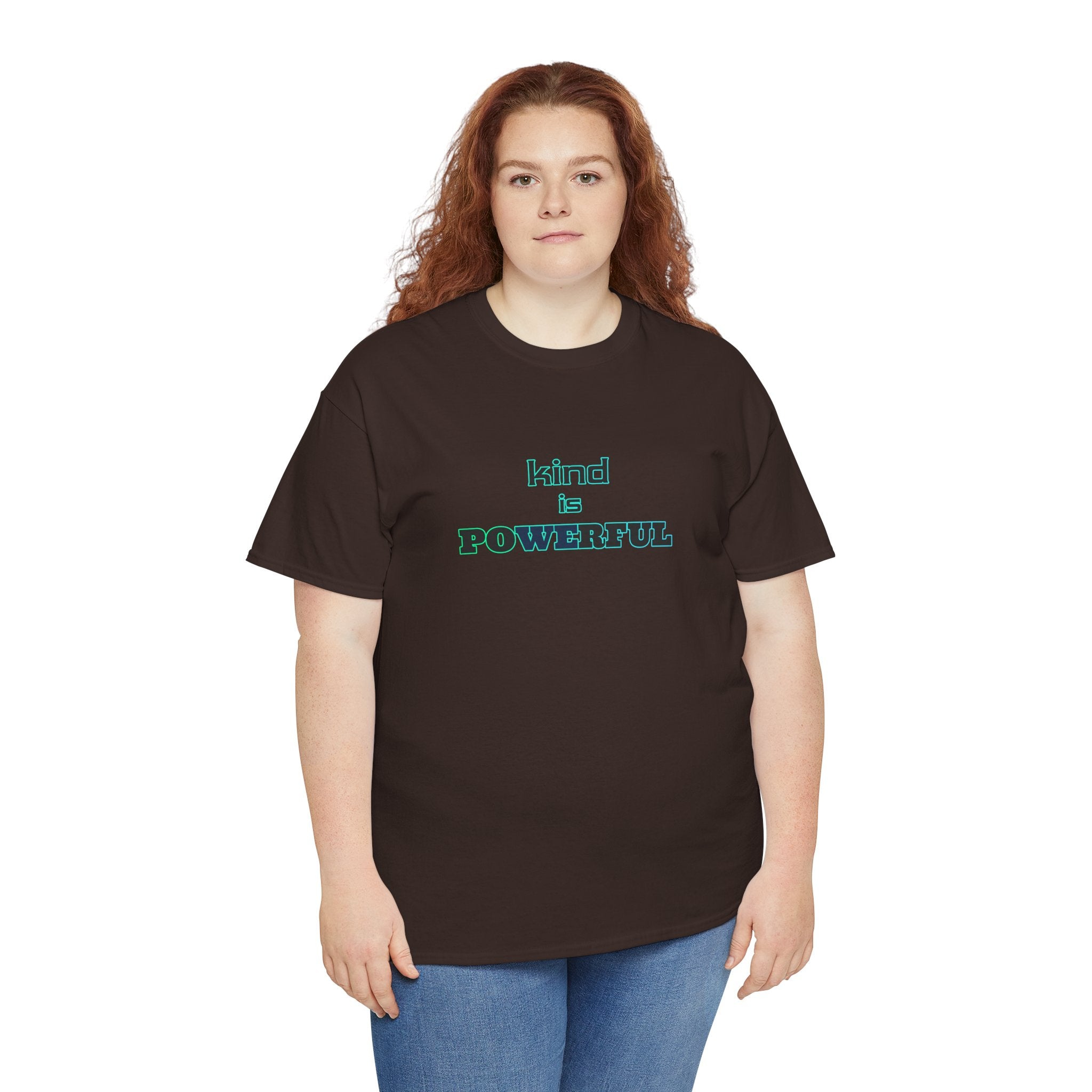 Kind Is Powerful T-Shirt — Inspirational Minimalist Tee