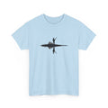 Guitarist Silhouette T-Shirt — Water Reflection Musician Tee