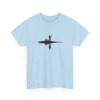 Guitarist Silhouette T-Shirt — Water Reflection Musician Tee