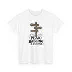 Peak Bagging Tee — 'Peak Bagging Is a Lifestyle' Hiking T‑Shirt